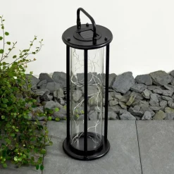 lampe solaire Aracaju LED Noir, 1 lumière