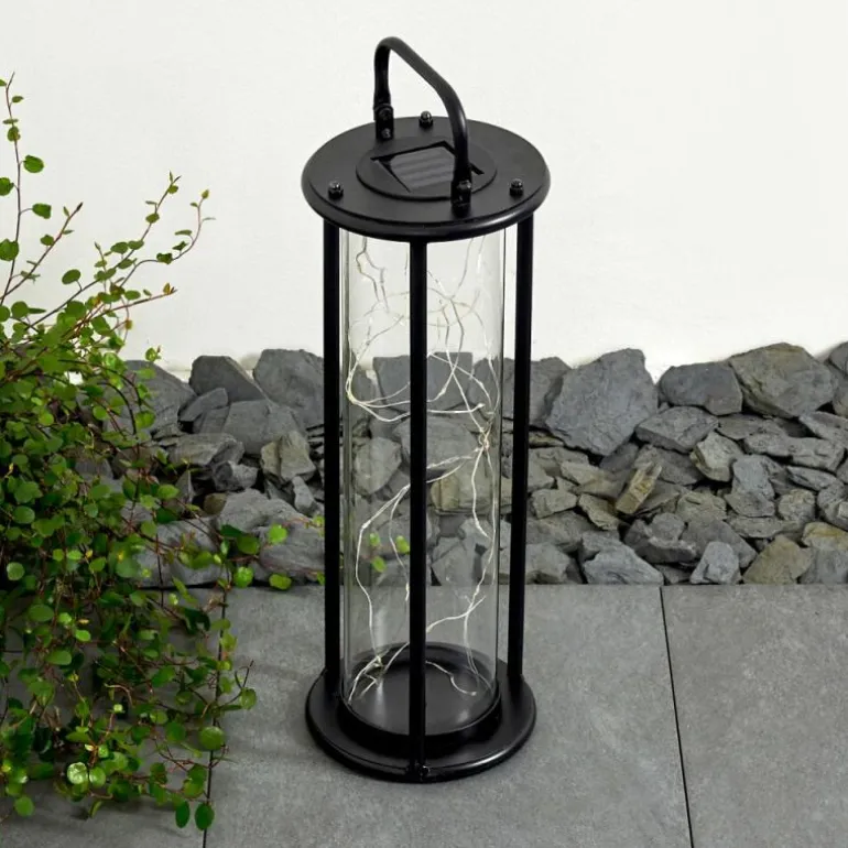 lampe solaire Aracaju LED Noir, 1 lumière