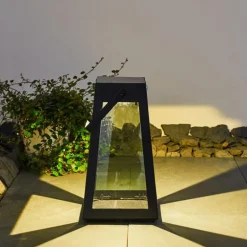 lampe solaire Arnhem LED Noir, 1 lumière