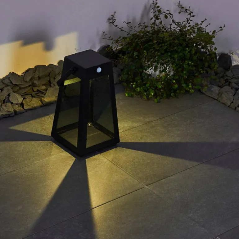 lampe solaire Arnhem LED Noir, 1 lumière