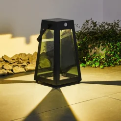 lampe solaire Arnhem LED Noir, 1 lumière