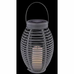 Lampe solaire Globo DON LED Gris, 1 lumière