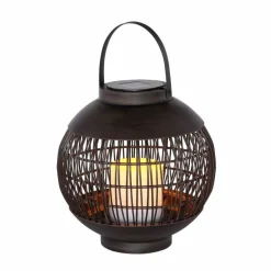 Lampe solaire Globo DON LED Noir, 1 lumière