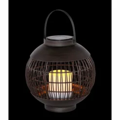 Lampe solaire Globo DON LED Noir, 1 lumière