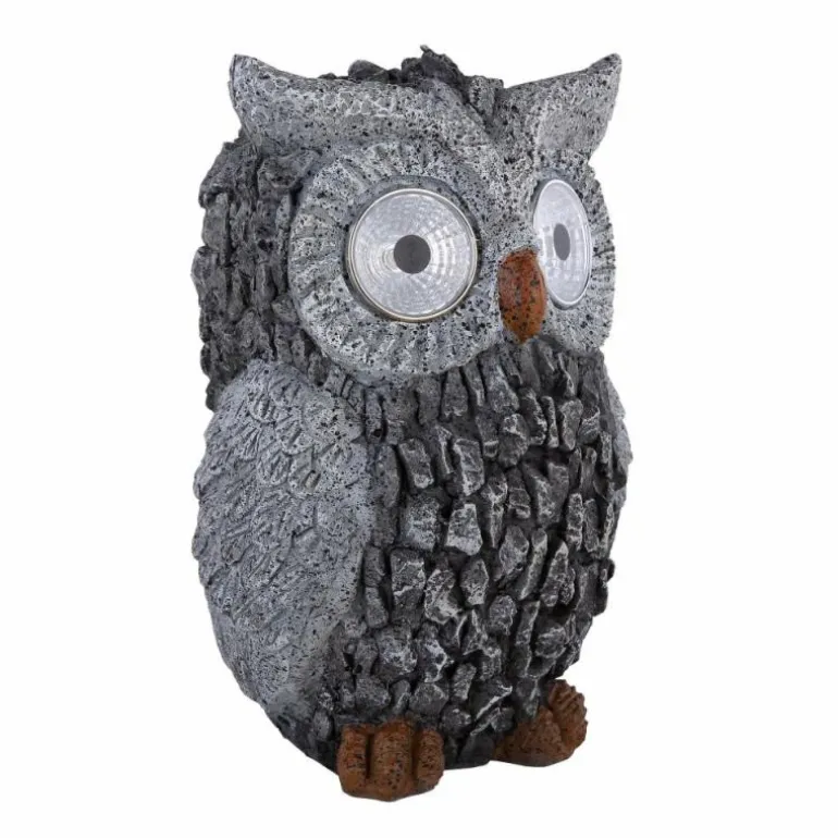 Lampe solaire Globo EULE LED Gris, 2 lumières