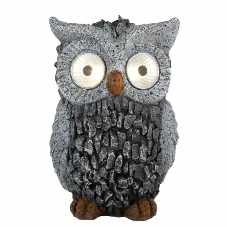 Lampe solaire Globo EULE LED Gris, 2 lumières