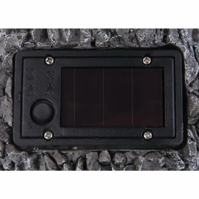 Lampe solaire Globo EULE LED Gris, 2 lumières