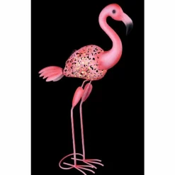 lampe solaire Globo FLAMINGO LED Rose, 1 lumière