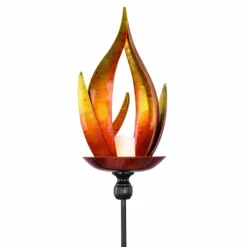 Lampe solaire Globo LAVA LED Noir, 10 lumières