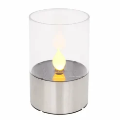 lampe solaire Globo LED Argenté, 1 lumière