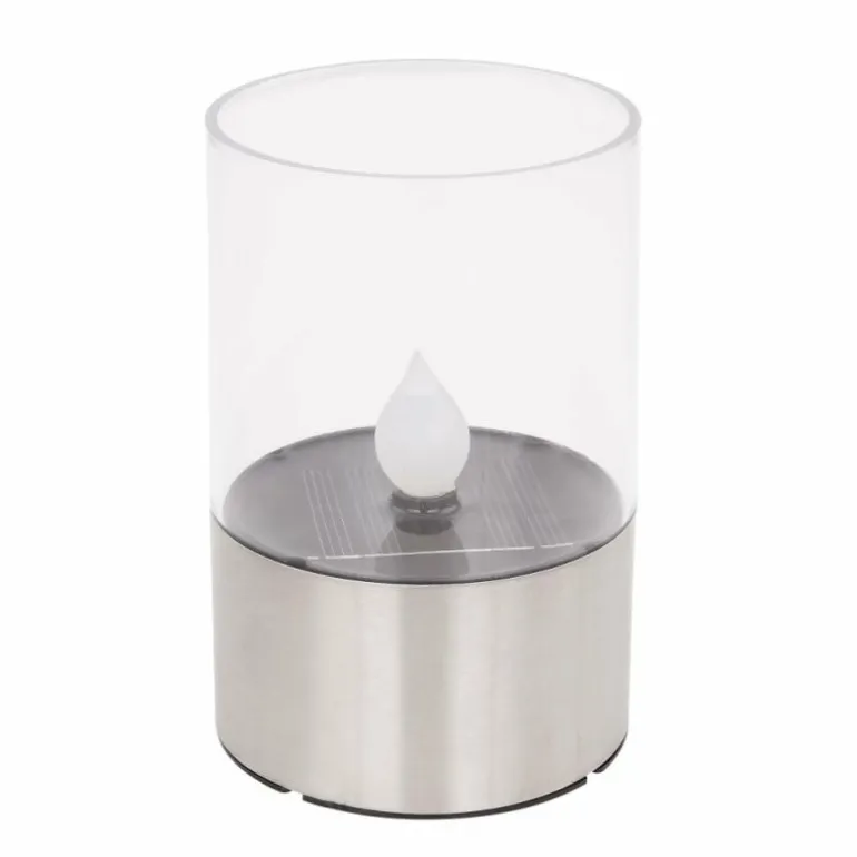 lampe solaire Globo LED Argenté, 1 lumière