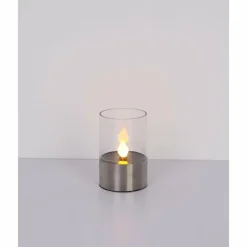 lampe solaire Globo LED Argenté, 1 lumière