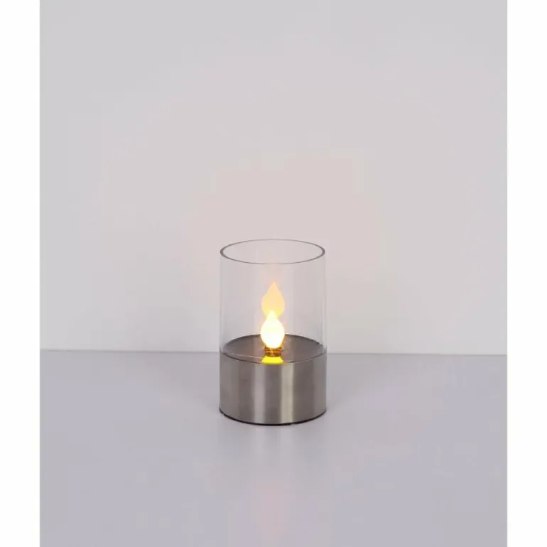 lampe solaire Globo LED Argenté, 1 lumière