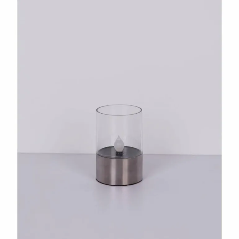 lampe solaire Globo LED Argenté, 1 lumière