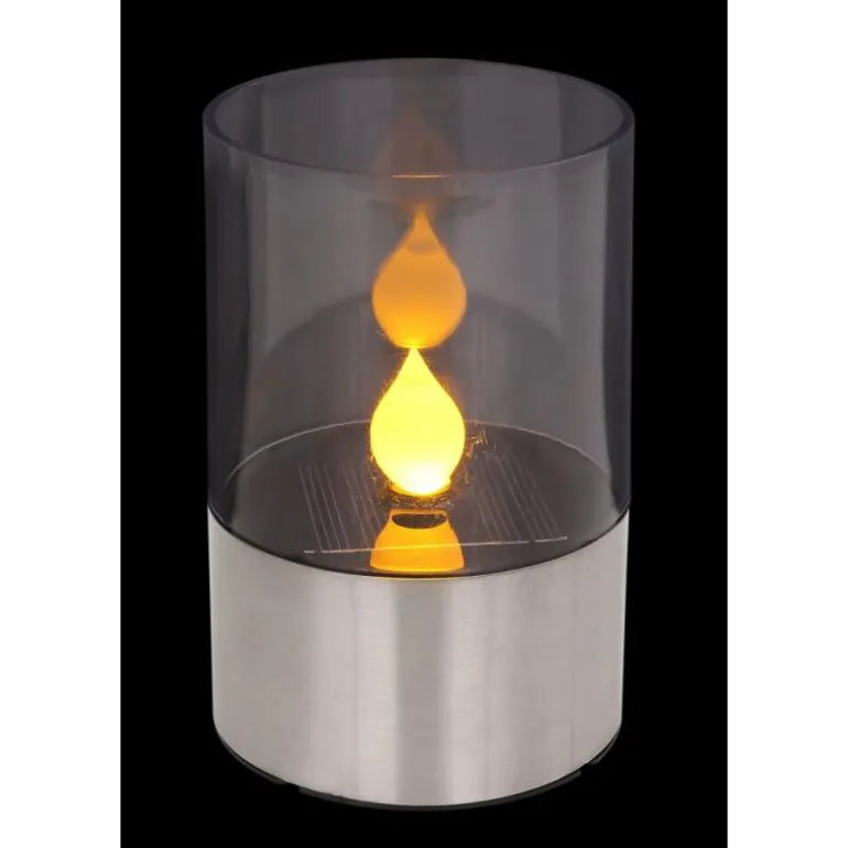 lampe solaire Globo LED Argenté, 1 lumière