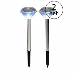 lampe solaire Globo LED Acier inoxydable, 1 lumière