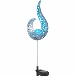 lampe solaire Globo LED Argenté, 1 lumière