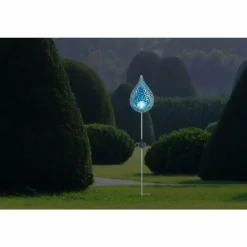 lampe solaire Globo LED Argenté, 1 lumière