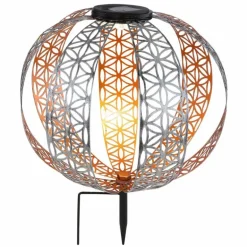 lampe solaire Globo LED Argenté, 1 lumière
