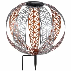 lampe solaire Globo LED Argenté, 1 lumière