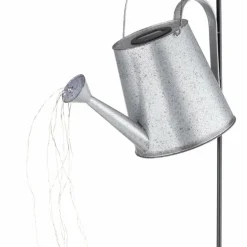 lampe solaire Globo LED Argenté, 80 lumières