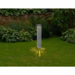 lampe solaire Globo LED Argenté, 1 lumière