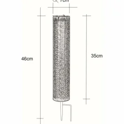 lampe solaire Globo LED Argenté, 1 lumière