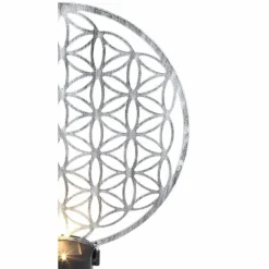 lampe solaire Globo LED Argenté, 2 lumières