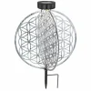 lampe solaire Globo LED Argenté, 1 lumière
