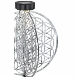 lampe solaire Globo LED Argenté, 1 lumière