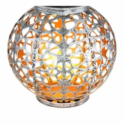 lampe solaire Globo LED Argenté, 1 lumière