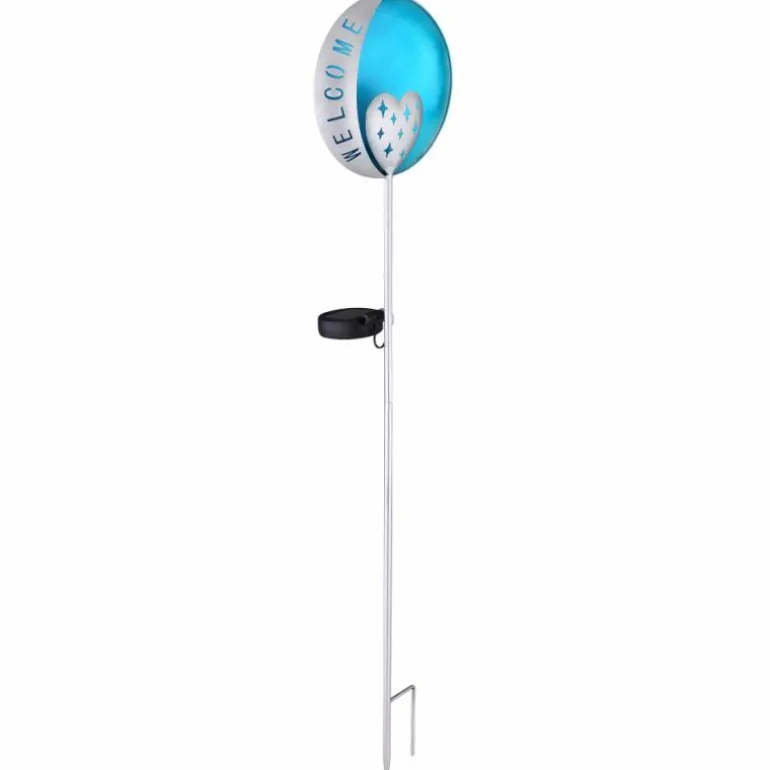 lampe solaire Globo LED Bleu, Noir, 1 lumière