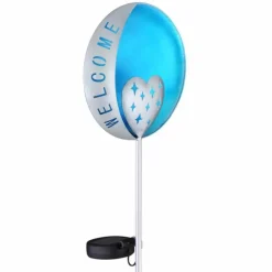 lampe solaire Globo LED Bleu, Noir, 1 lumière
