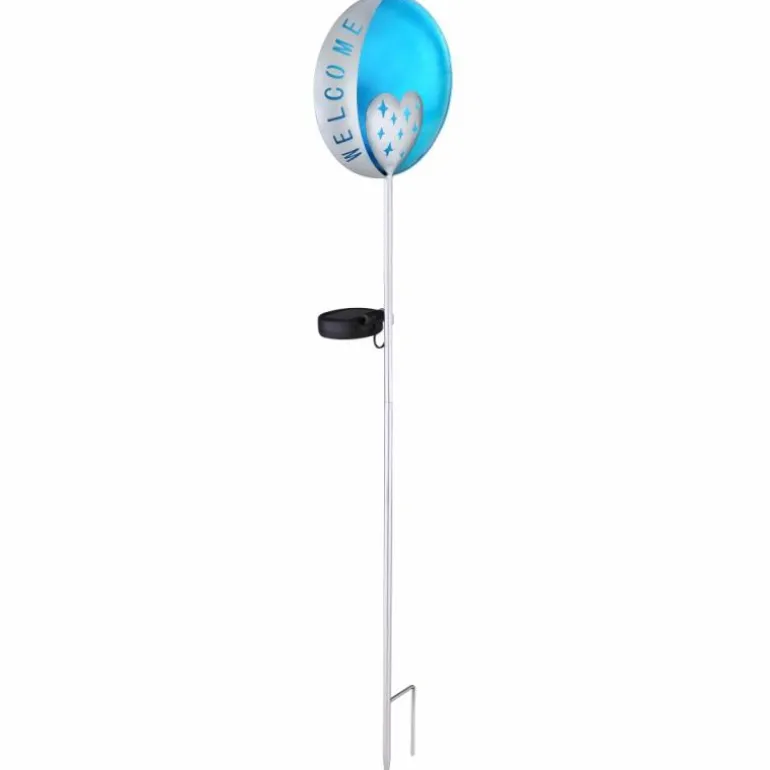 lampe solaire Globo LED Bleu, Noir, 1 lumière