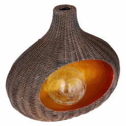 lampe solaire Globo LED Brun, 1 lumière