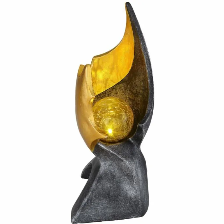 lampe solaire Globo LED Brun, 1 lumière