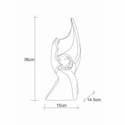 lampe solaire Globo LED Brun, 1 lumière