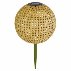 lampe solaire Globo LED Brun, 1 lumière