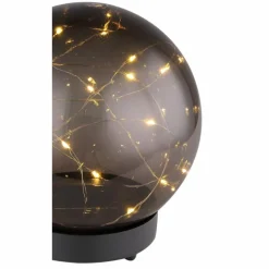 lampe solaire Globo LED Fumé, 20 lumières
