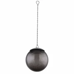 lampe solaire Globo LED Fumée, Noir, 20 lumières