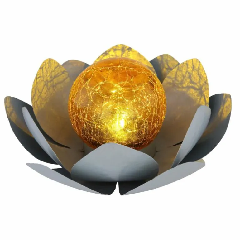 lampe solaire Globo LED Gris, 1 lumière