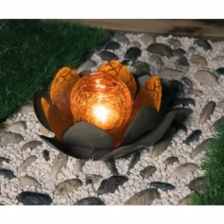 lampe solaire Globo LED Gris, 1 lumière