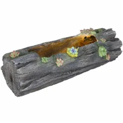 lampe solaire Globo LED Gris, 20 lumières