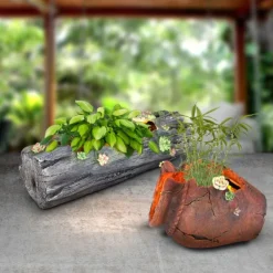 lampe solaire Globo LED Gris, 20 lumières