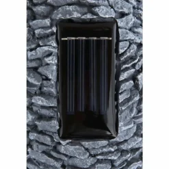 lampe solaire Globo LED Gris, 48 lumières