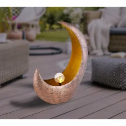 lampe solaire Globo LED Laiton, 1 lumière