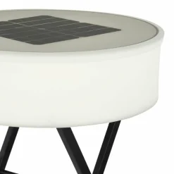 lampe solaire Globo LED Noir, 10 lumières, Télécommandes, Changeur de couleurs