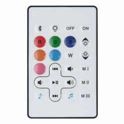 lampe solaire Globo LED Noir, 10 lumières, Télécommandes, Changeur de couleurs