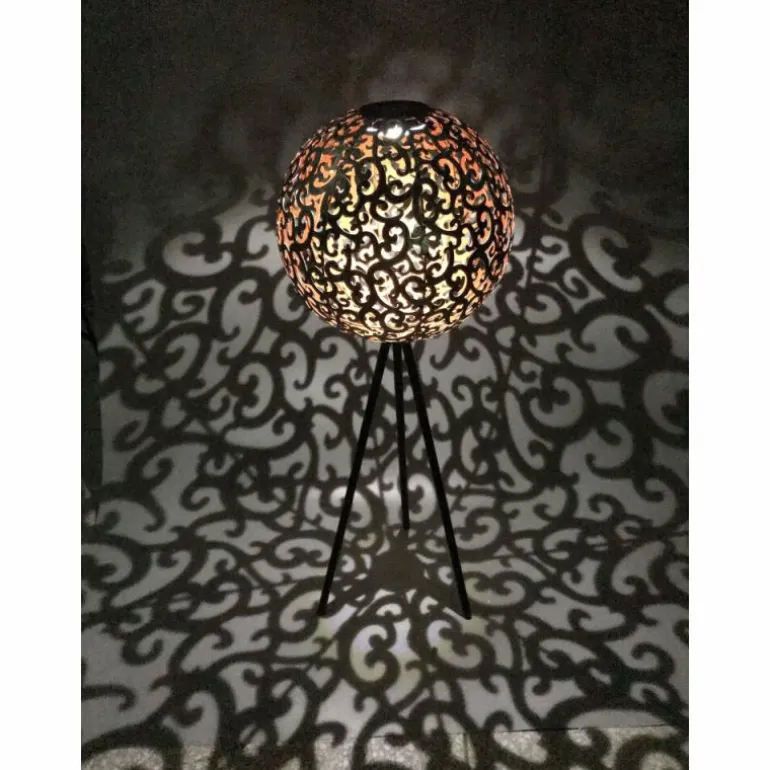 lampe solaire Globo LED Noir, 1 lumière