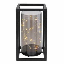 lampe solaire Globo LED Noir, 30 lumières